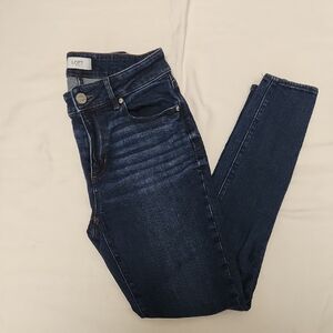 Loft Blue Skinny Jeans with Classic Indigo Finish